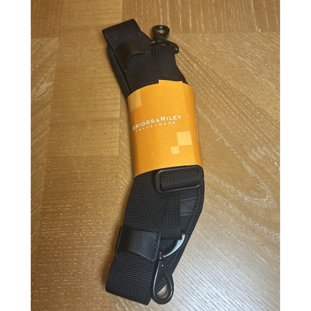 Briggs & Riley Travelware Luggage Replacement Shoulder Strap Black Nylon Padded